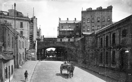 The Argyle Cut at the turn of the 20th Century
