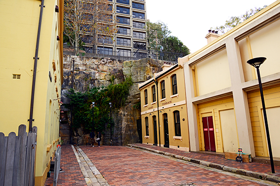 Atherden Street in The Rocks is Sydney's shortest street