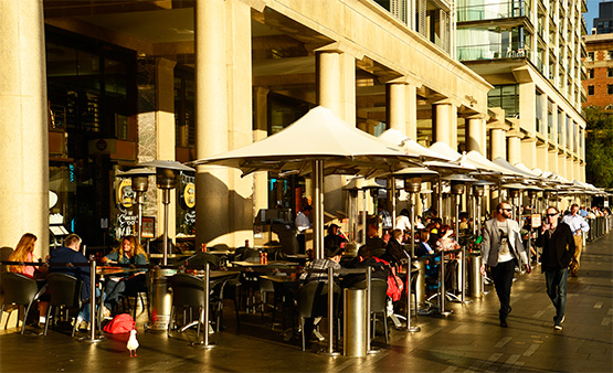 Restaurants and cafes near Circular Quay and the Sydney Opera House, Sydney