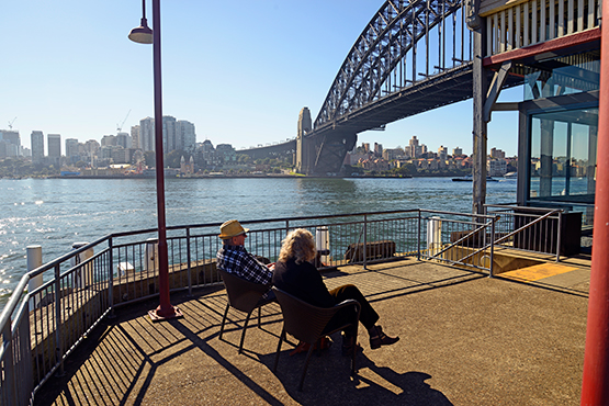 Walk from Circular Quay to Barangaroo Reserve and Darling Harbour, Sydney