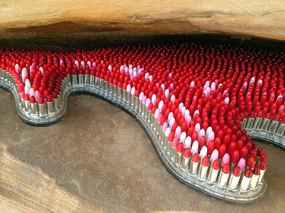 Glamorama, by Linton Meagher, at the Scupture by the Sea exhibition on the Bondi to Tamarama coastal walk, Sydney