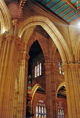 Roof of St Andrews Cathedral, Sydney