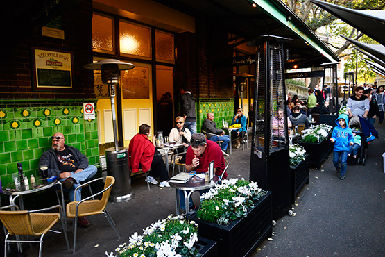 Cafes and restaurants in The Rocks, Sydney